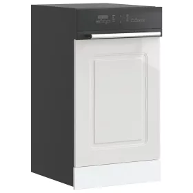 Mosogatógép panel Kalmar magasfényű fehér 45x1,5x67 cm
