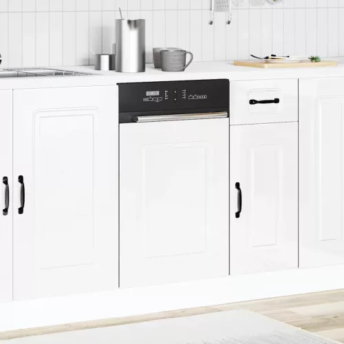 Mosogatógép panel Kalmar magasfényű fehér 45x1,5x67 cm