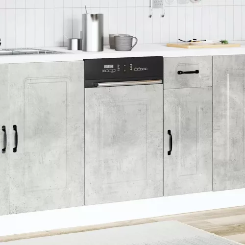 Mosogatógép panel Kalmar beton szürke 45x1,5x67 cm