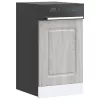 Mosogatógép panel Kalmar szürke sonoma 45x1,5x67 cm gépi fa