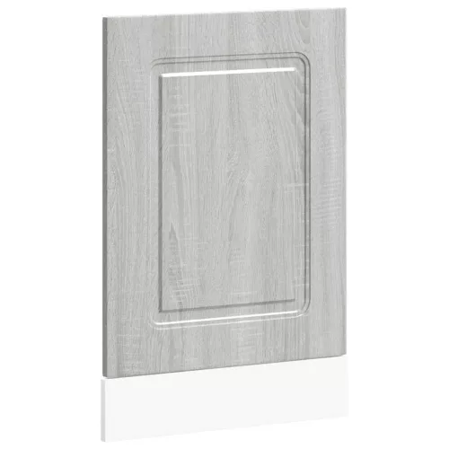 Mosogatógép panel Kalmar szürke sonoma 45x1,5x67 cm gépi fa