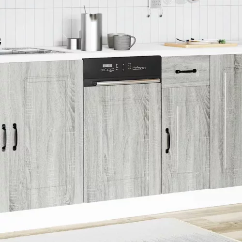 Mosogatógép panel Kalmar szürke sonoma 45x1,5x67 cm gépi fa
