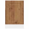 Mosogatógép panel Kalmar régi fa 45x1,5x67 cm gépesített fa