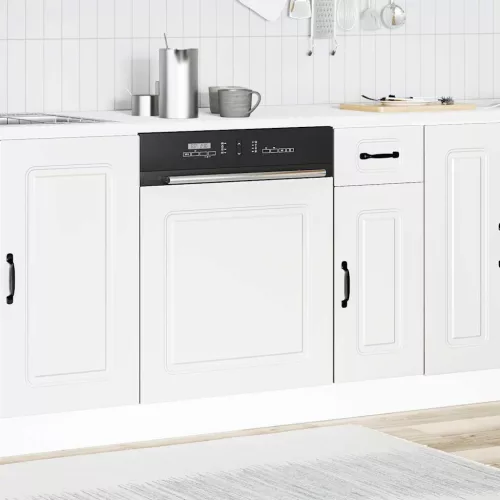 Mosogatógép panel Kalmar fehér 60x1,5x67 cm műanyag fa