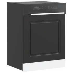   Mosogatógép panel Kalmar fekete 60x1,5x67 cm gépesített fa