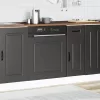 Mosogatógép panel Kalmar fekete 60x1,5x67 cm gépesített fa