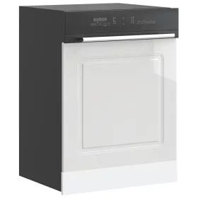   Mosogatógép panel Kalmar magasfényű fehér 60x1,5x67 cm gépi fa