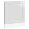 Mosogatógép panel Kalmar magasfényű fehér 60x1,5x67 cm gépi fa