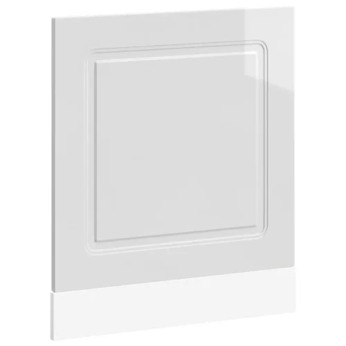 Mosogatógép panel Kalmar magasfényű fehér 60x1,5x67 cm gépi fa