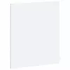 Mosogatógép panel Kalmar magasfényű fehér 60x1,5x67 cm gépi fa