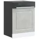 Mosogatógép panel Kalmar beton szürke 60x1,5x67 cm műanyag fa