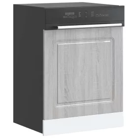   Mosogatógép panel Kalmar szürke sonoma 60x1,5x67 cm gépi fa