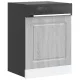 Mosogatógép panel Kalmar szürke sonoma 60x1,5x67 cm gépi fa