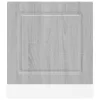 Mosogatógép panel Kalmar szürke sonoma 60x1,5x67 cm gépi fa