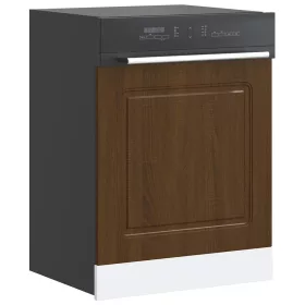   Mosogatógép panel Kalmar barna tölgy 60x1,5x67 cm műanyag fa