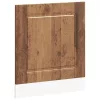 Mosogatógép panel Kalmar régi fa 60x1,5x67 cm gépesített fa