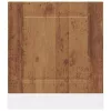 Mosogatógép panel Kalmar régi fa 60x1,5x67 cm gépesített fa