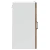Konyhai fali szekrény Lucca füstölt tölgy szerelt fa