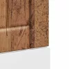 Mosogatógép panel Lucca régi fából színű fából készült műfa