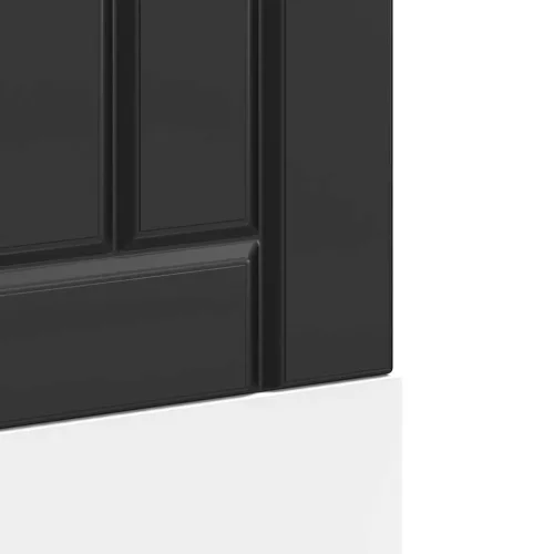 Mosogatógép panel Lucca fekete színű fából készült műfa