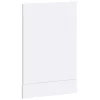 Mosogatógép panel "Porto" Magasfényű fehér 45x1,5x67 cm Gépi fa