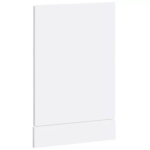 Mosogatógép panel "Porto" Magasfényű fehér 45x1,5x67 cm Gépi fa