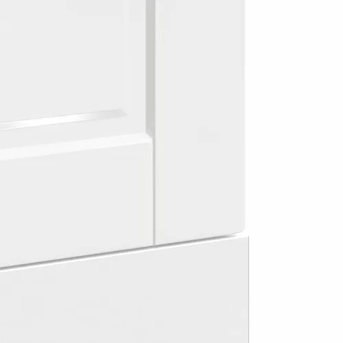 Mosogatógép panel "Porto" Magasfényű fehér 45x1,5x67 cm Gépi fa