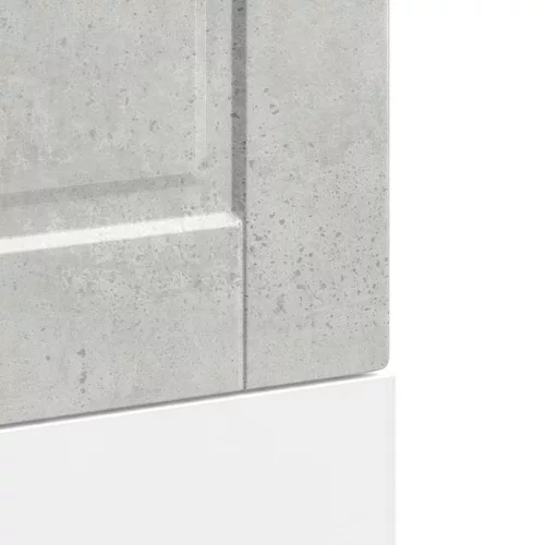 Mosogatógép panel "Porto" Beton szürke 45x1,5x67 cm Mérnöki fa