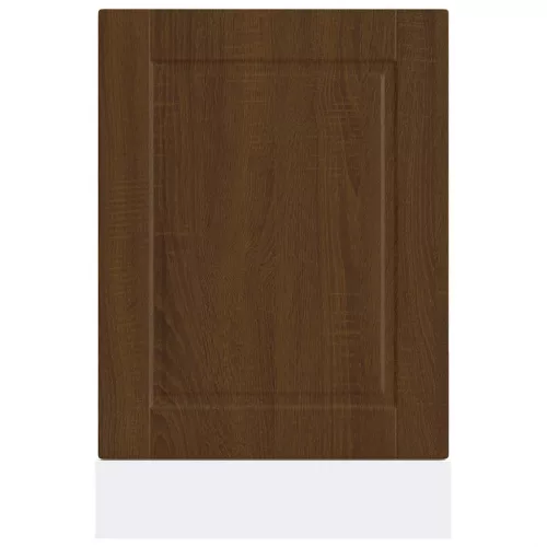 Mosogatógép panel "Porto" Barna tölgy 45x1,5x67cm Méretezett fa