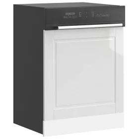   Mosogatógép panel Porto magasfényű fehér 60x1,5x67 cm gépi fa