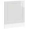 Mosogatógép panel Porto magasfényű fehér 60x1,5x67 cm gépi fa