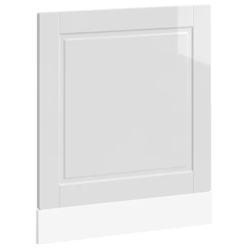 Mosogatógép panel Porto magasfényű fehér 60x1,5x67 cm gépi fa