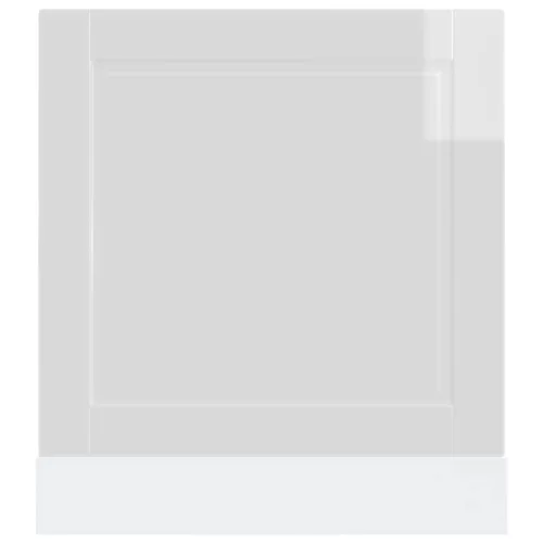 Mosogatógép panel Porto magasfényű fehér 60x1,5x67 cm gépi fa