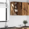 “Riga” antik fa színű szerelt fa függőszekrény 30x29,5x60 cm