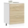 “Lyon” konyhai alapszekrény Sonoma Oak Engineered Wood