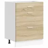 “Lyon” konyhai alapszekrény Sonoma Oak Engineered Wood