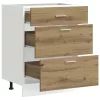 “Lyon” konyhai alapszekrény Artisan Oak Engineered Wood