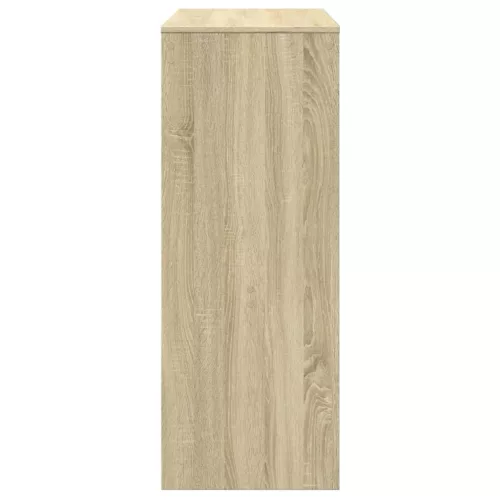Sonoma tölgy szerelt fa bárasztal tárolókkal 90 x 40 x 103,5 cm