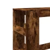 Füstös tölgy szerelt fa bárasztal tárolókkal 90 x 40 x 103,5 cm