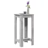 Betonszürke szerelt fa bárasztal 51 x 50 x 103,5 cm