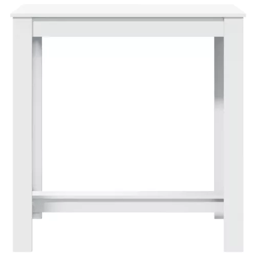 Fehér szerelt fa bárasztal 102 x 50 x 103,5 cm
