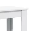 Fehér szerelt fa bárasztal 102 x 50 x 103,5 cm