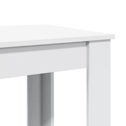 Fehér szerelt fa bárasztal 102 x 50 x 103,5 cm