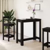 Fekete szerelt fa bárasztal 102 x 50 x 103,5 cm