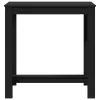 Fekete szerelt fa bárasztal 102 x 50 x 103,5 cm