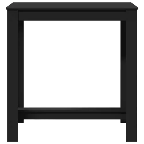Fekete szerelt fa bárasztal 102 x 50 x 103,5 cm