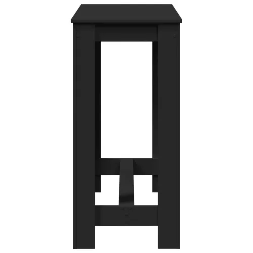 Fekete szerelt fa bárasztal 102 x 50 x 103,5 cm