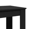 Fekete szerelt fa bárasztal 102 x 50 x 103,5 cm