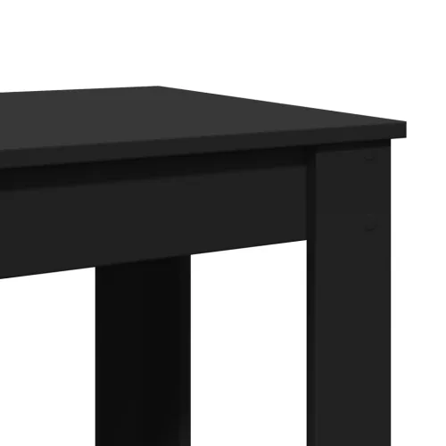 Fekete szerelt fa bárasztal 102 x 50 x 103,5 cm