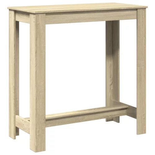 Sonoma tölgy színű szerelt fa bárasztal 102 x 50 x 103,5 cm